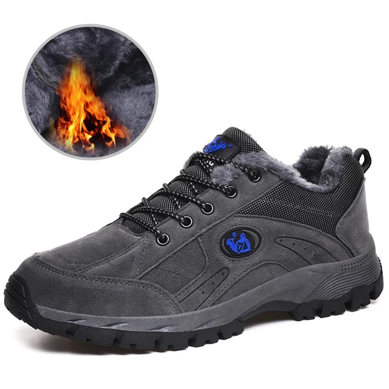 ZHIのJIA Winter Outdoor Hiking Shoes for Men and Women Breathable