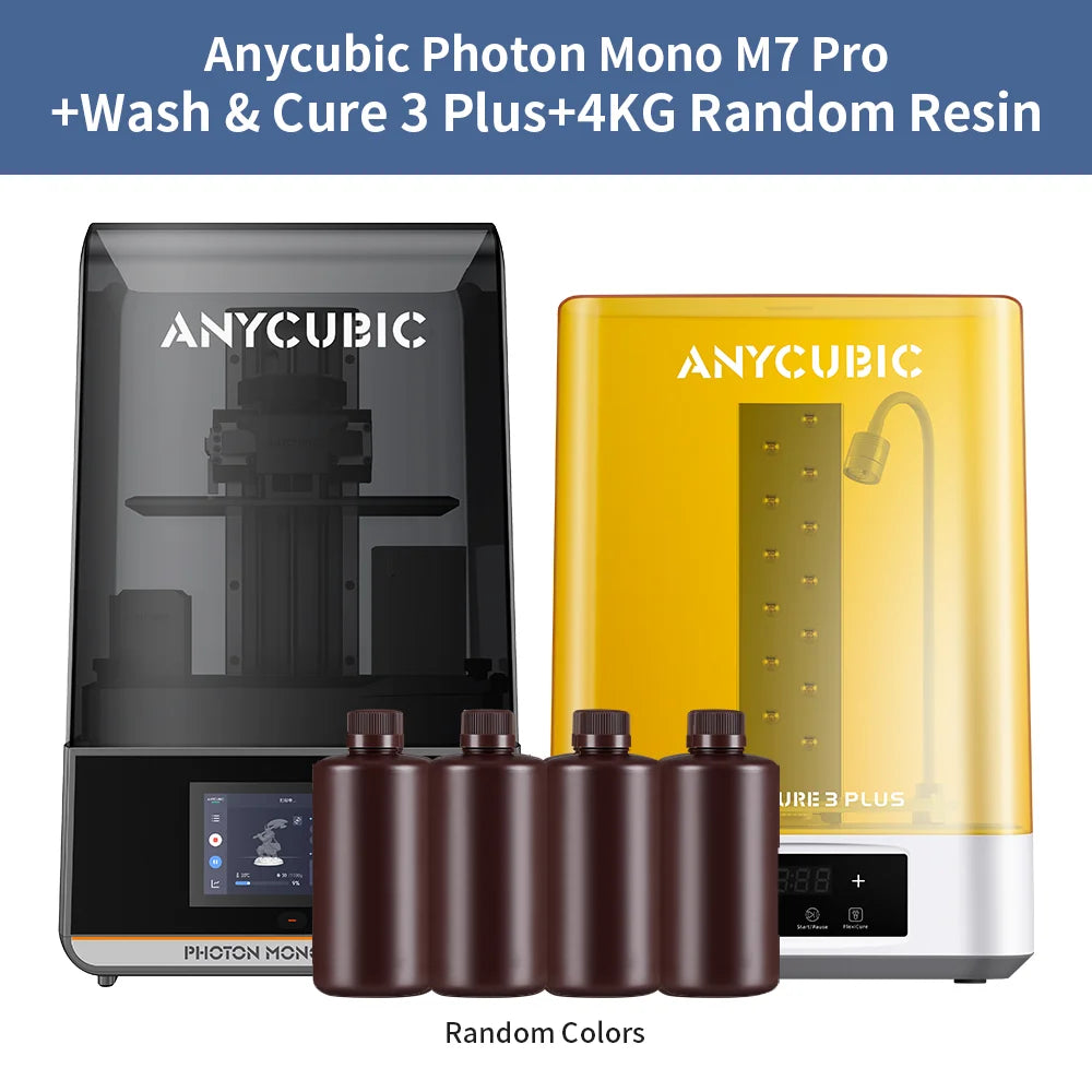ANYCUBIC Photon Mono M7 Pro 10.1'' LCD Resin 3D Printer 14K Mono MSLA 3D Printer Speed Up to 170mm/h Printing Size 223*126*230mm