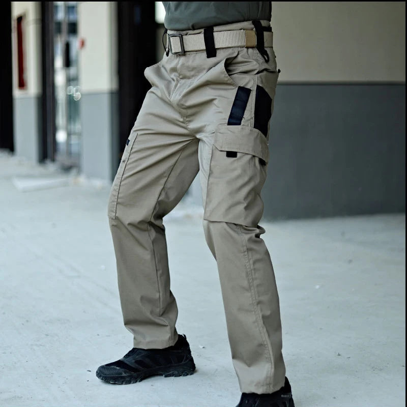 NONECN Men's Tactical Outdoor Cargo Pants Waterproof