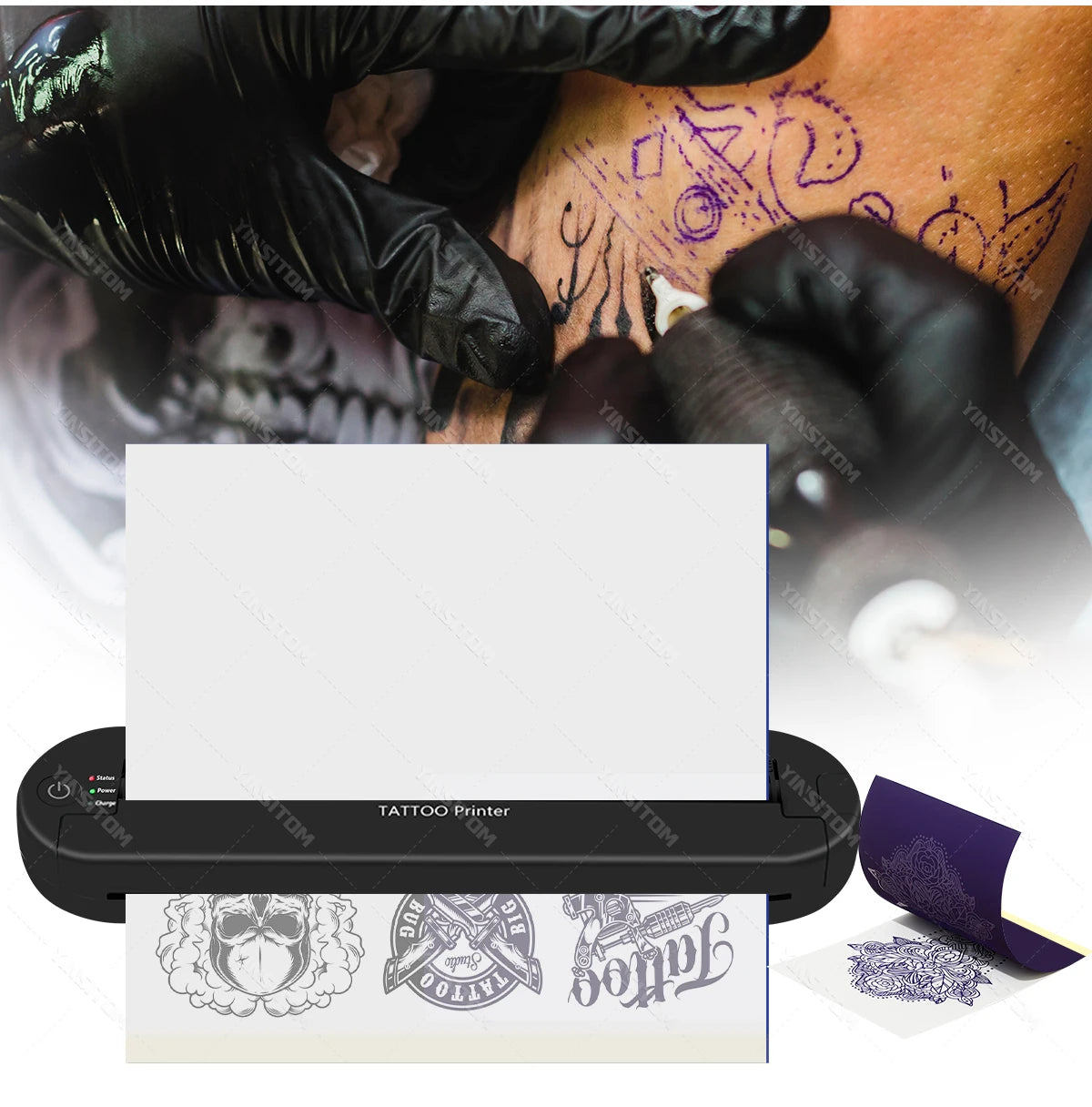 Tattoo Transfer Machine Stencils Device Copier Printer Drawing Thermal Tools For Tattoo Photos Transfer Paper Copy For beginner