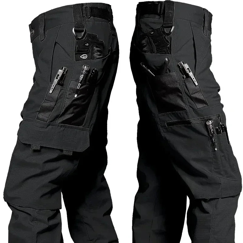 NONECN Men's Tactical Outdoor Cargo Pants Waterproof