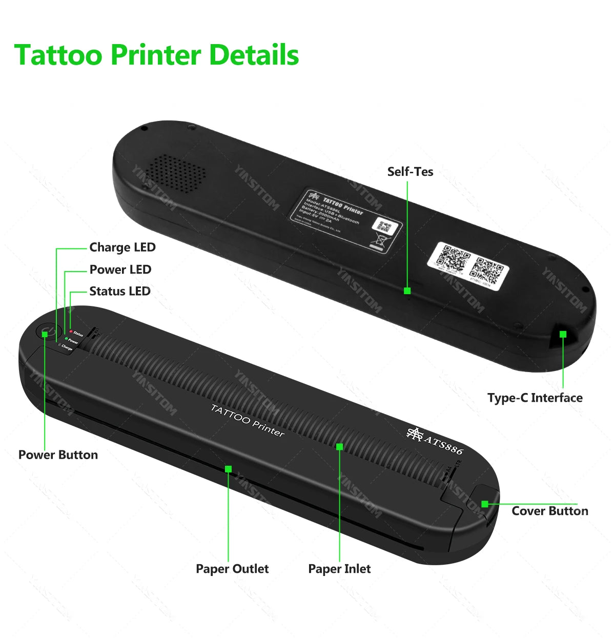 Tattoo Transfer Machine Stencils Device Copier Printer Drawing Thermal Tools For Tattoo Photos Transfer Paper Copy For beginner