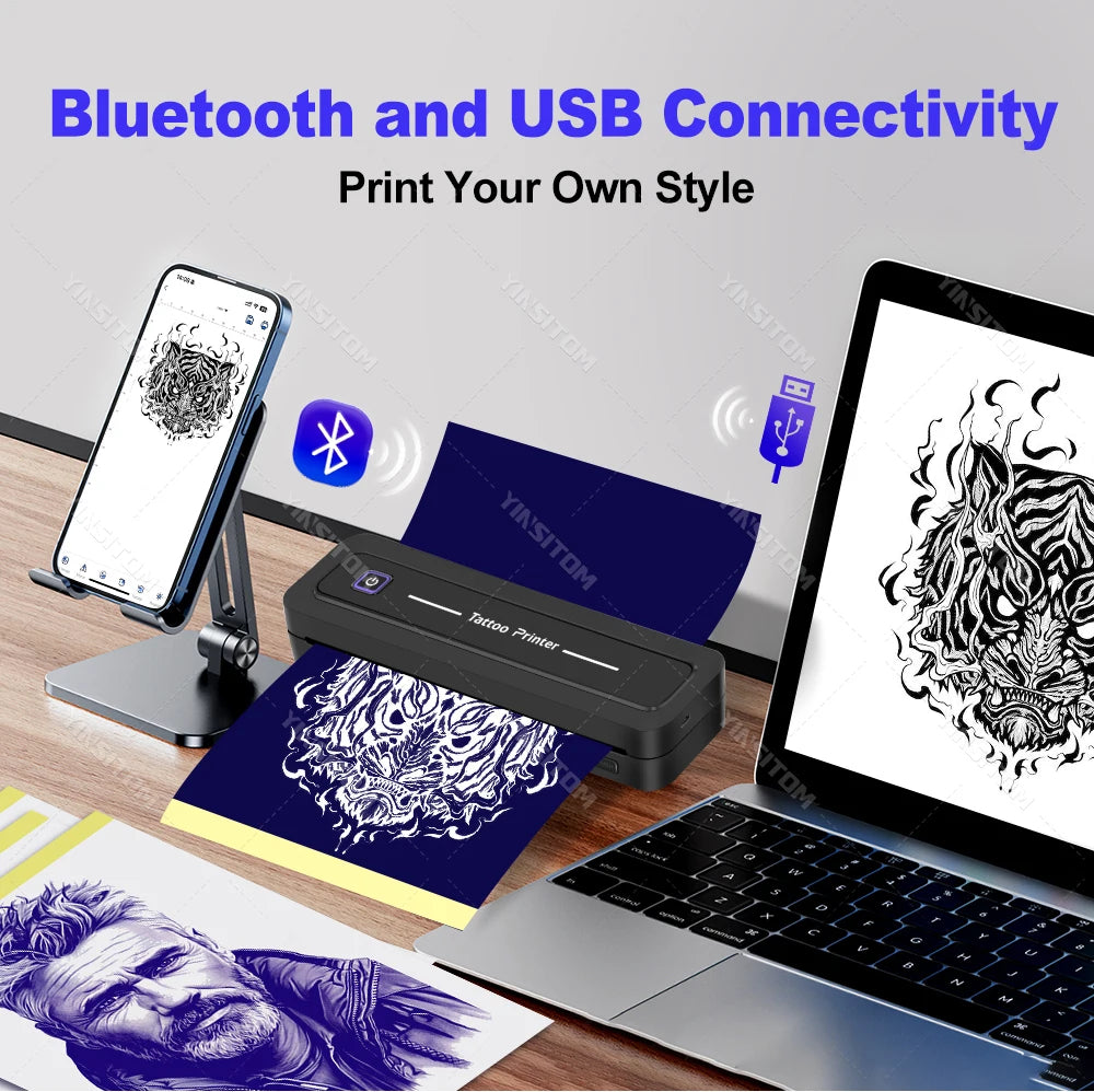 Tattoo Transfer Machine Stencils Device Copier Printer Drawing Thermal Tools For Tattoo Photos Transfer Paper Copy For beginner