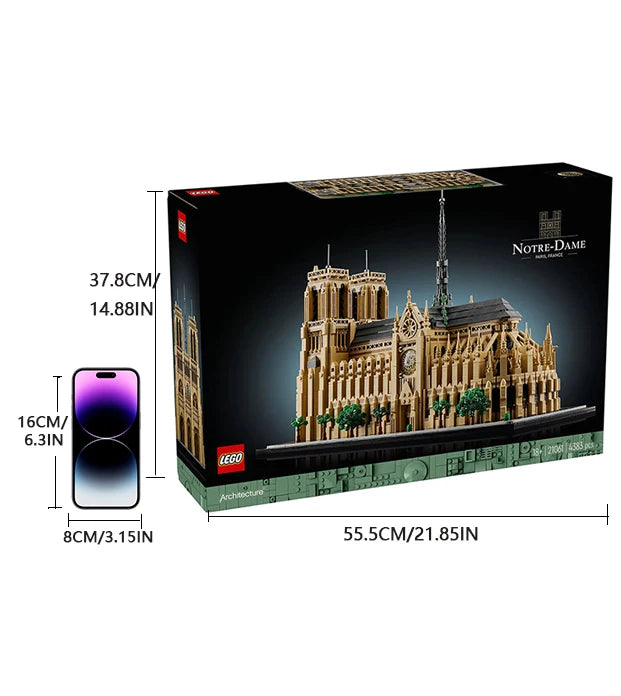 LEGO Notre Dame de Paris 21061 Architecture Model Set