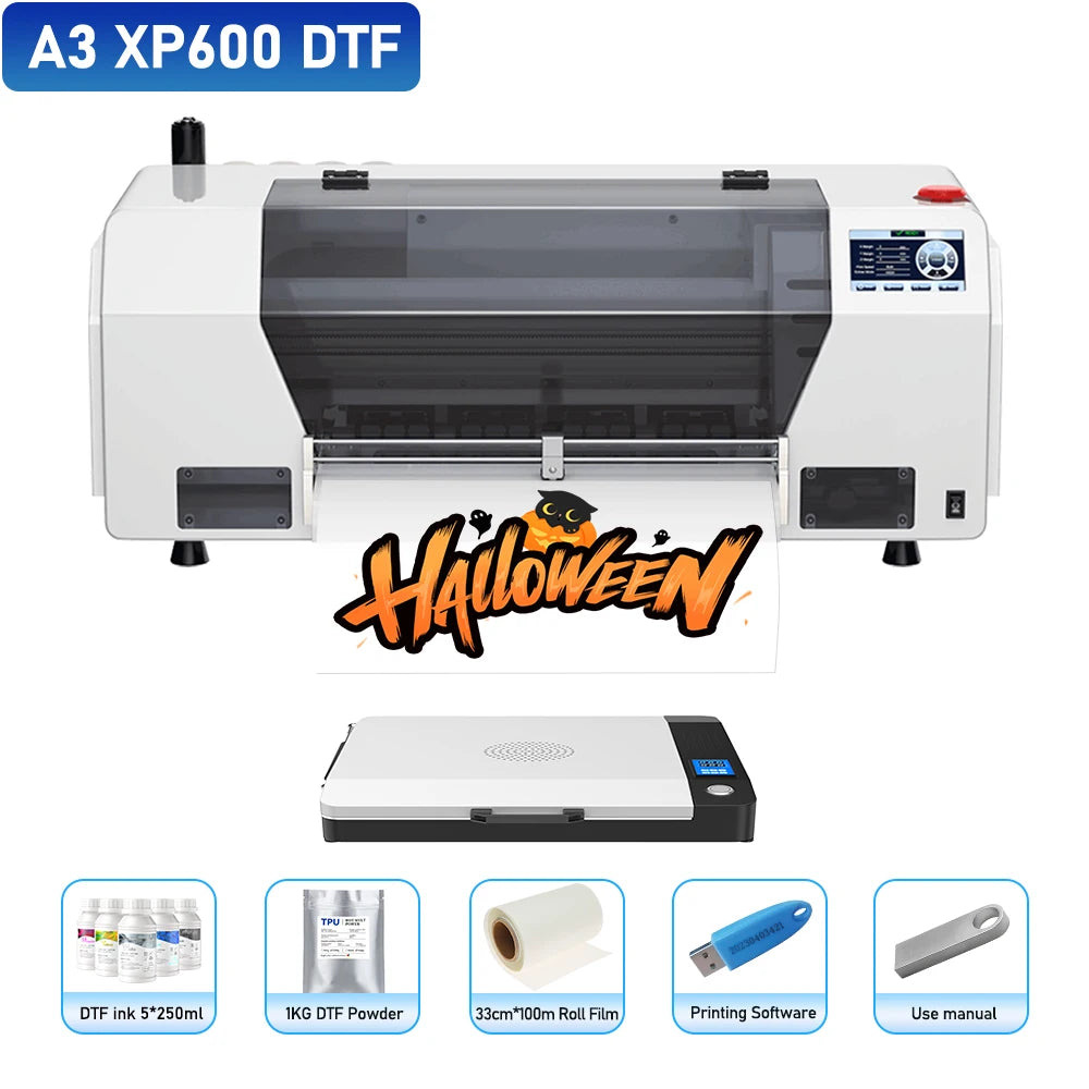 impresora A3+ DTF Printer XP600 DTF Printer A4 DTF Printer Printing Machine For T-shirt For Metal Wooden Direct Transfer Printer