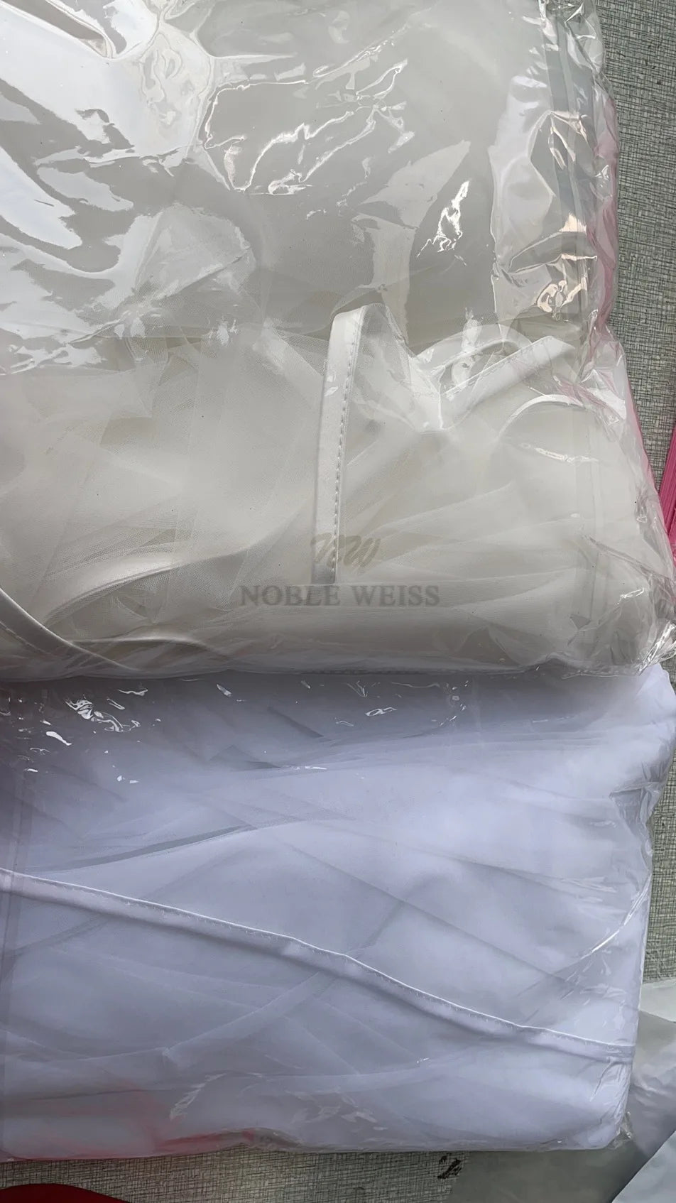 Ribbon Edge Wedding Veils Tulle Long Bridal Veil Two Layer Bridal Veil Long Bridal Party Veils Wedding Accessories Customized