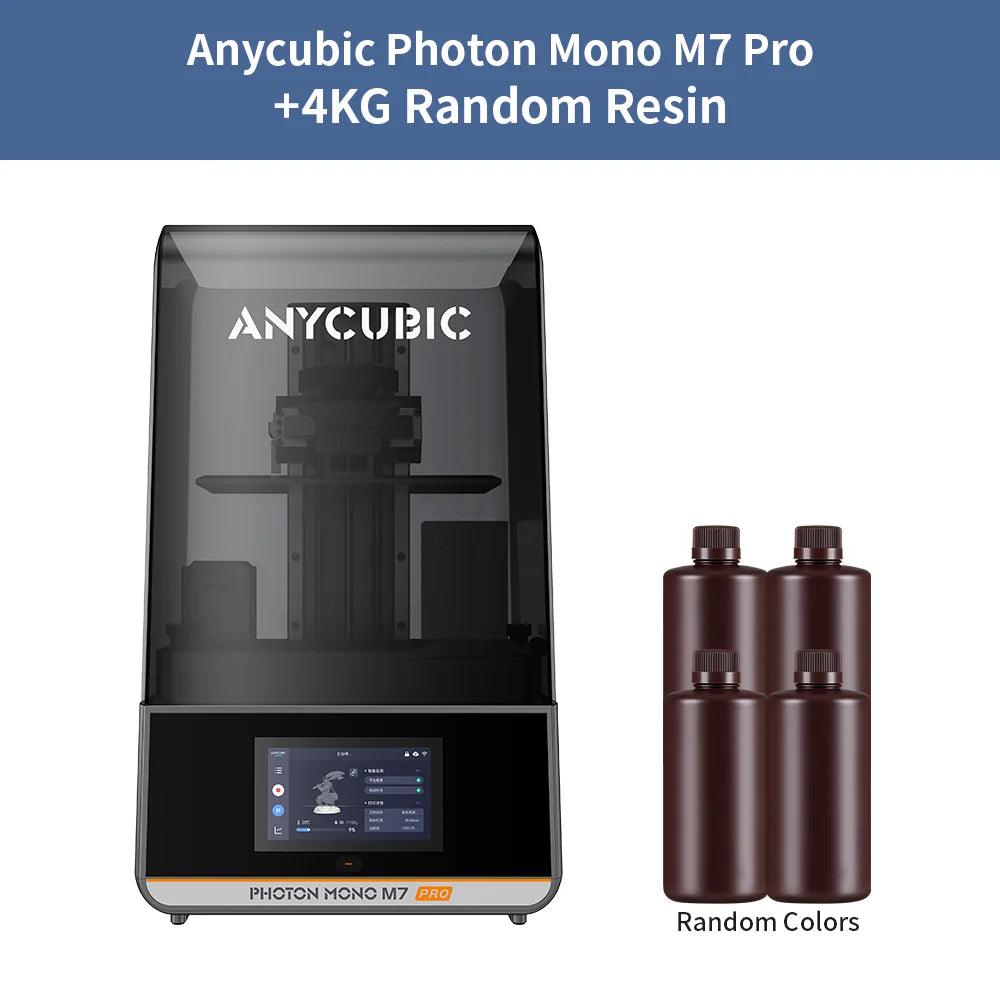 ANYCUBIC Photon Mono M7 Pro 10.1'' LCD Resin 3D Printer 14K Mono MSLA 3D Printer Speed Up to 170mm/h Printing Size 223*126*230mm