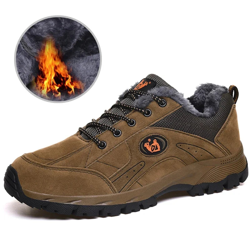 ZHIのJIA Winter Outdoor Hiking Shoes for Men and Women Breathable