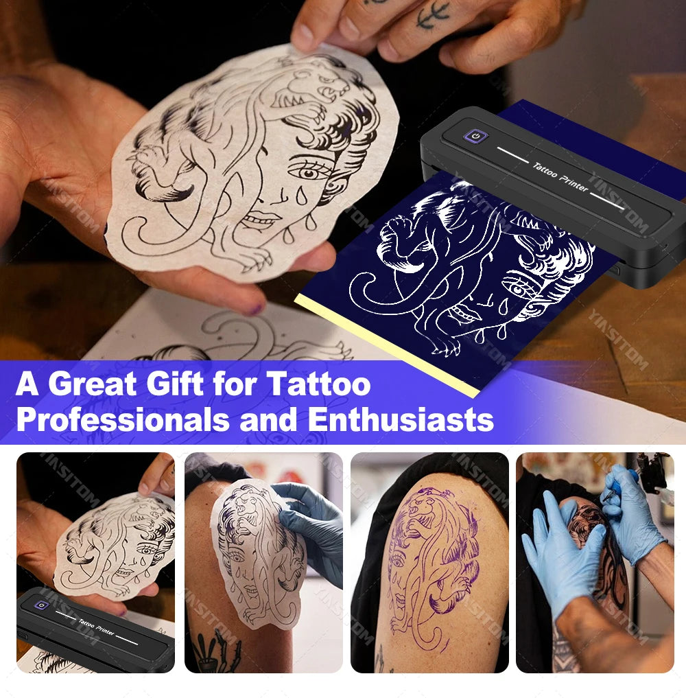 Tattoo Transfer Machine Stencils Device Copier Printer Drawing Thermal Tools For Tattoo Photos Transfer Paper Copy For beginner