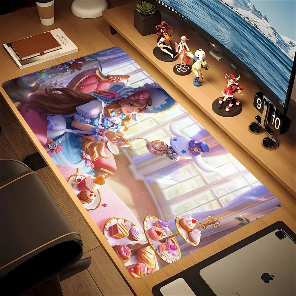 Mobile Legends Bang Bang Mouse Pad Gaming Mousepad Abstract Large 900x400mm MouseMat Gamer XXL Mause Carpet PC Lockrand Deskmat
