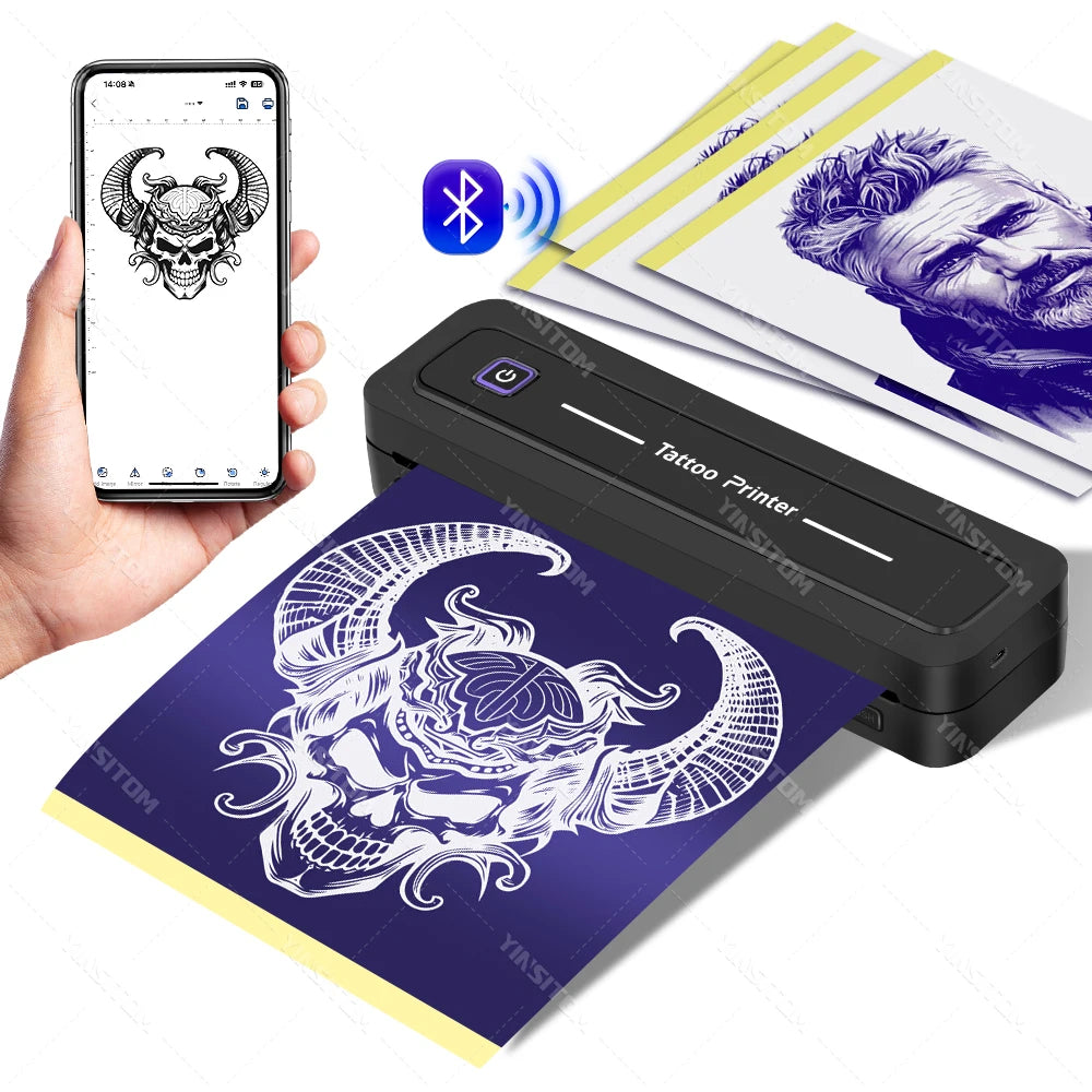Tattoo Transfer Machine Stencils Device Copier Printer Drawing Thermal Tools For Tattoo Photos Transfer Paper Copy For beginner