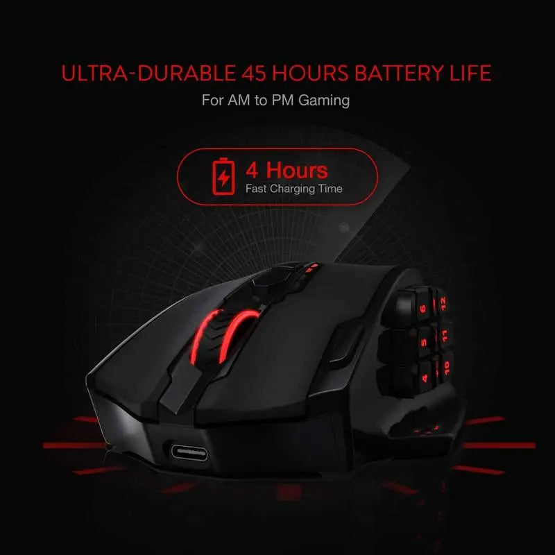 Redragon M913 Gaming Mouse With 16 Programmable Buttons