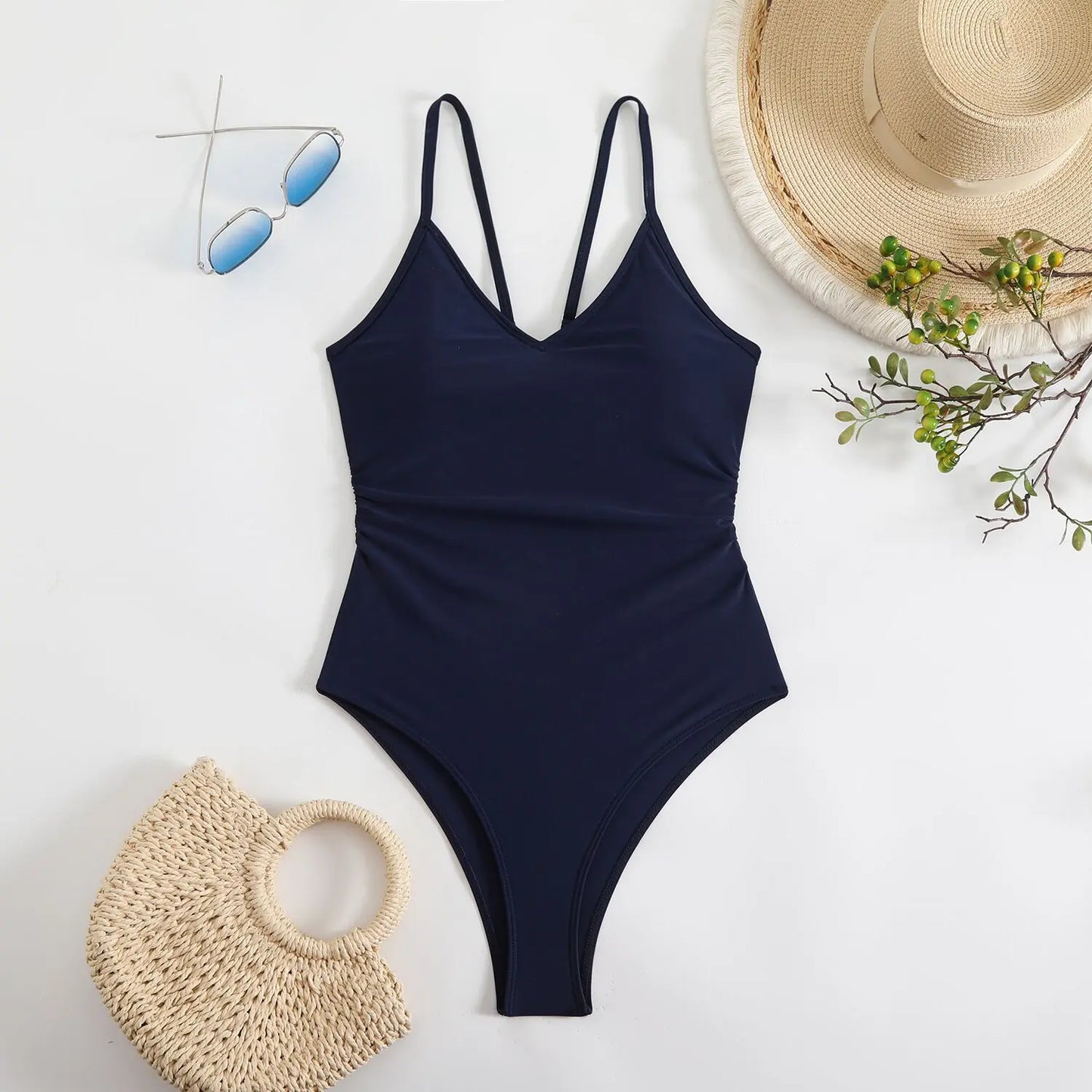 Sexy Bikinis Woman Swimwear One Piece Women's Swimsuit 2025 Female High Leg Bath Bathing Suits Swimming for Beach Wear Monokini