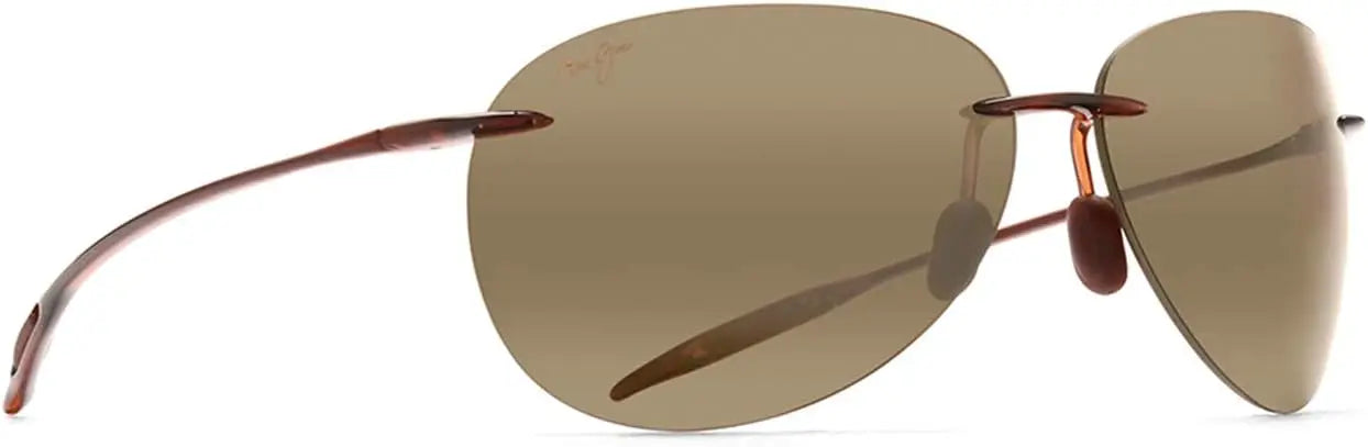 Polarized Rimless Sunglasses for Men and Women, UV Protection, Lightweight Design