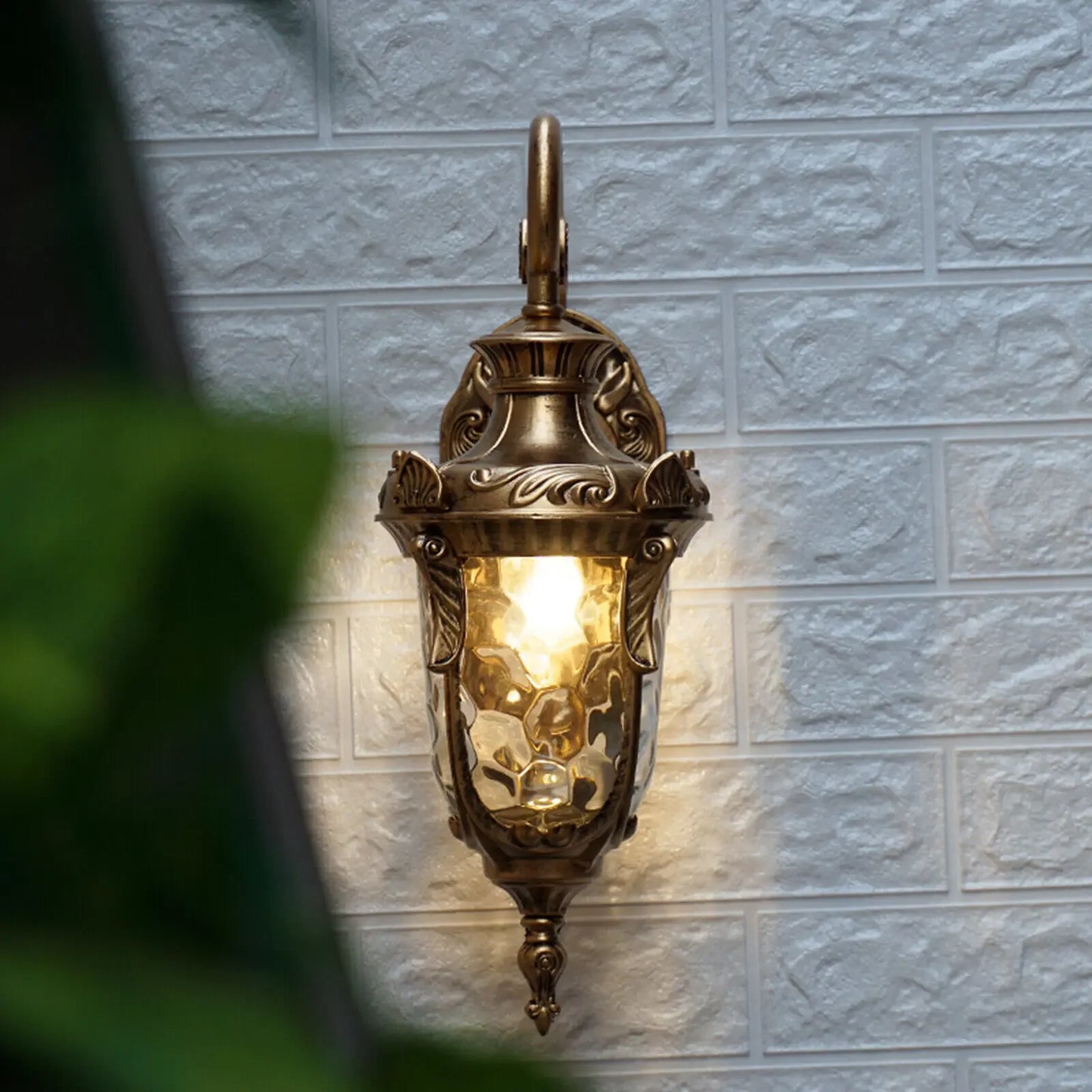 Decorative Outdoor Wall Sconces - Waterproof Porch & Exterior Lantern Lights for Garden Use