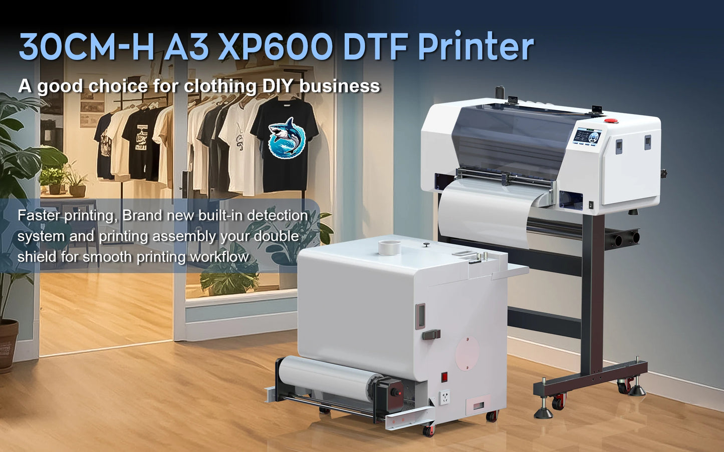 impresora A3+ DTF Printer XP600 DTF Printer A4 DTF Printer Printing Machine For T-shirt For Metal Wooden Direct Transfer Printer