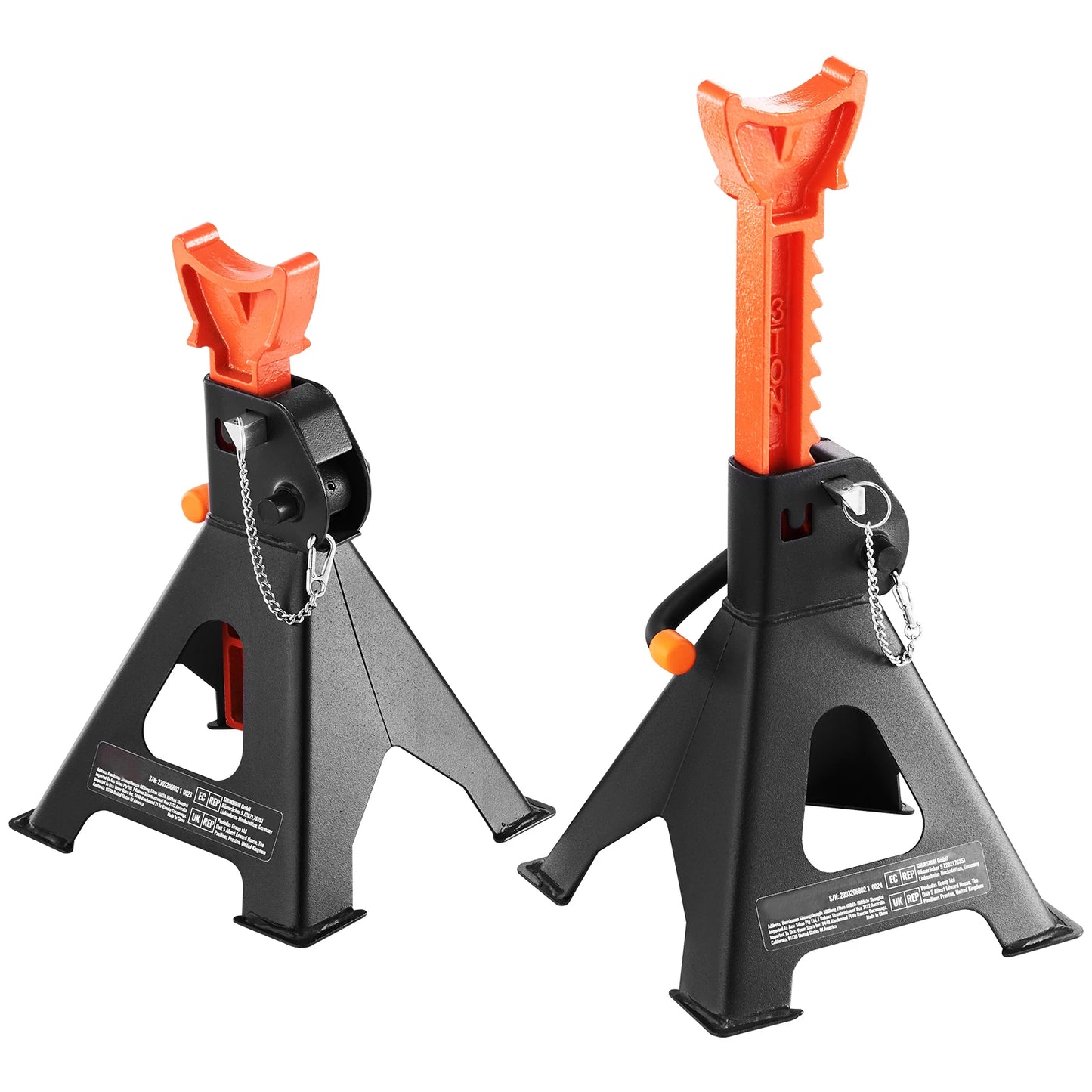 SucceBuy Jack Stands 3/6 Ton (6000/12000 lbs) Capacity Car Jack Stands Double Locking Adjustable Height for lifting SUV Pickup