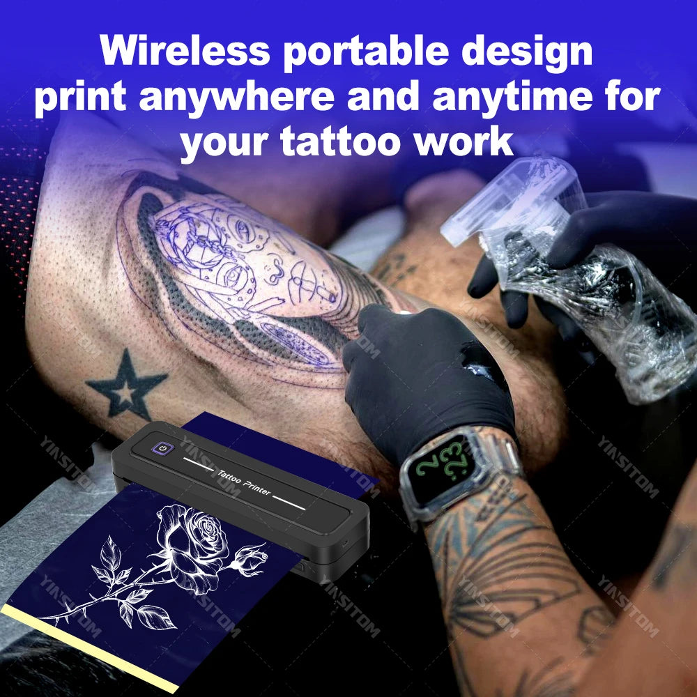 Tattoo Transfer Machine Stencils Device Copier Printer Drawing Thermal Tools For Tattoo Photos Transfer Paper Copy For beginner
