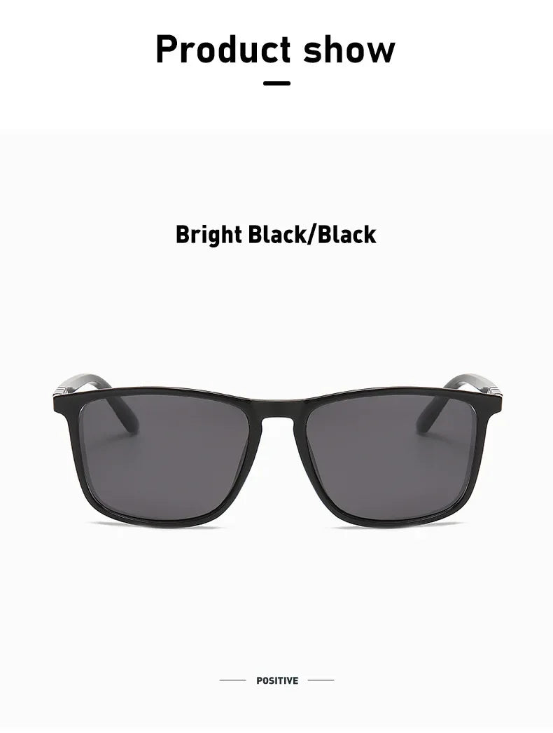 Outdoor Driving Sunglasses Popular Square Large Frame Sun Glasses Classic Polarized Glasses Men Women Fishing Glasses