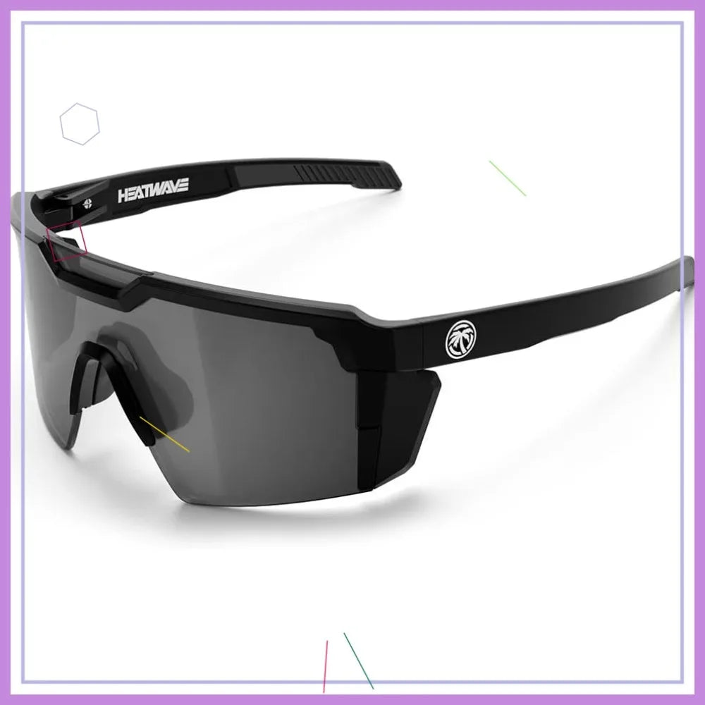 Heat Wave Visual Future Tech Z87+ Sunglasses Men Women UV400 Protection Retro Style