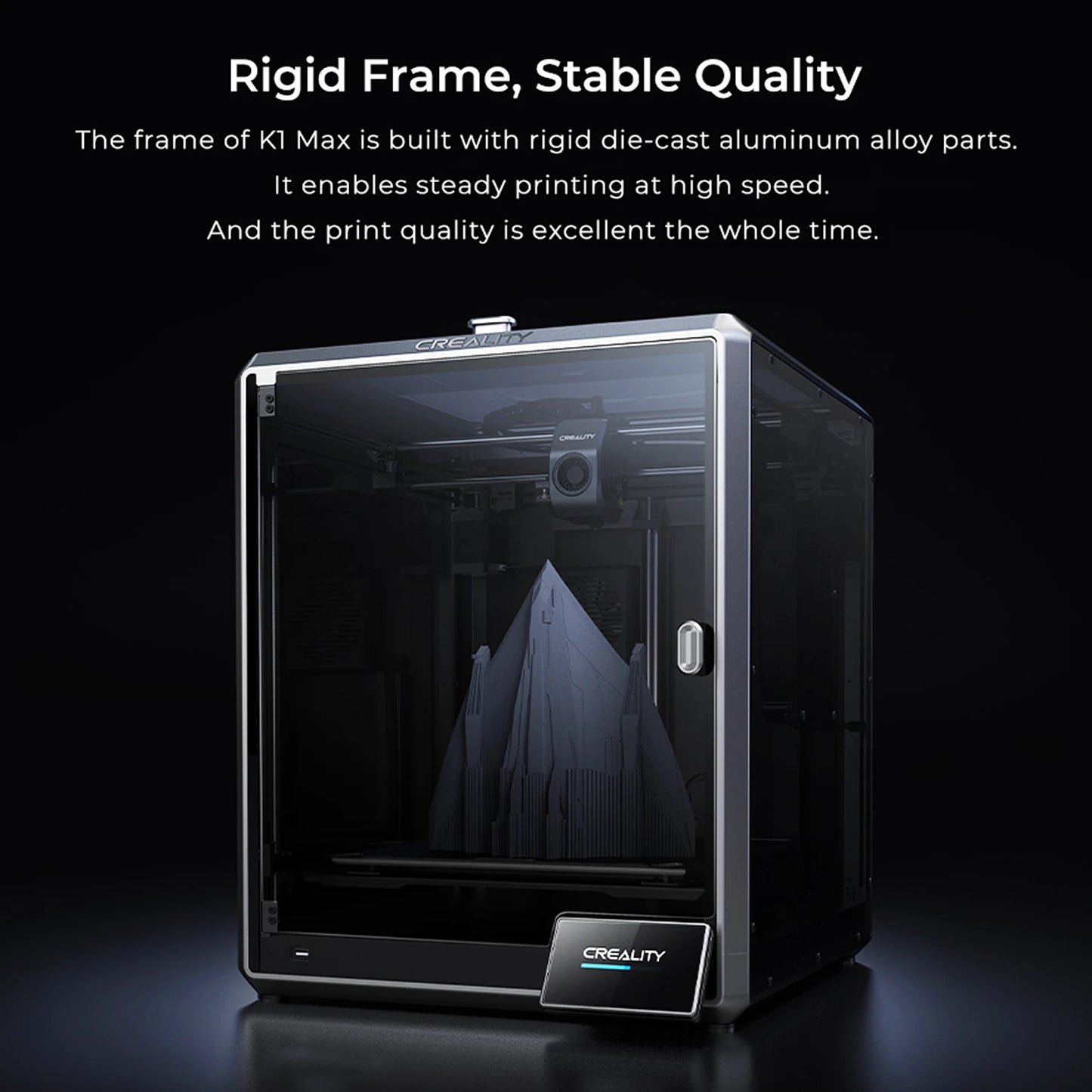 Creality K1 Max 3D Printer 600mm /s Printing Speed Dual-gear Direct Drive Extruder 300x300x300MM