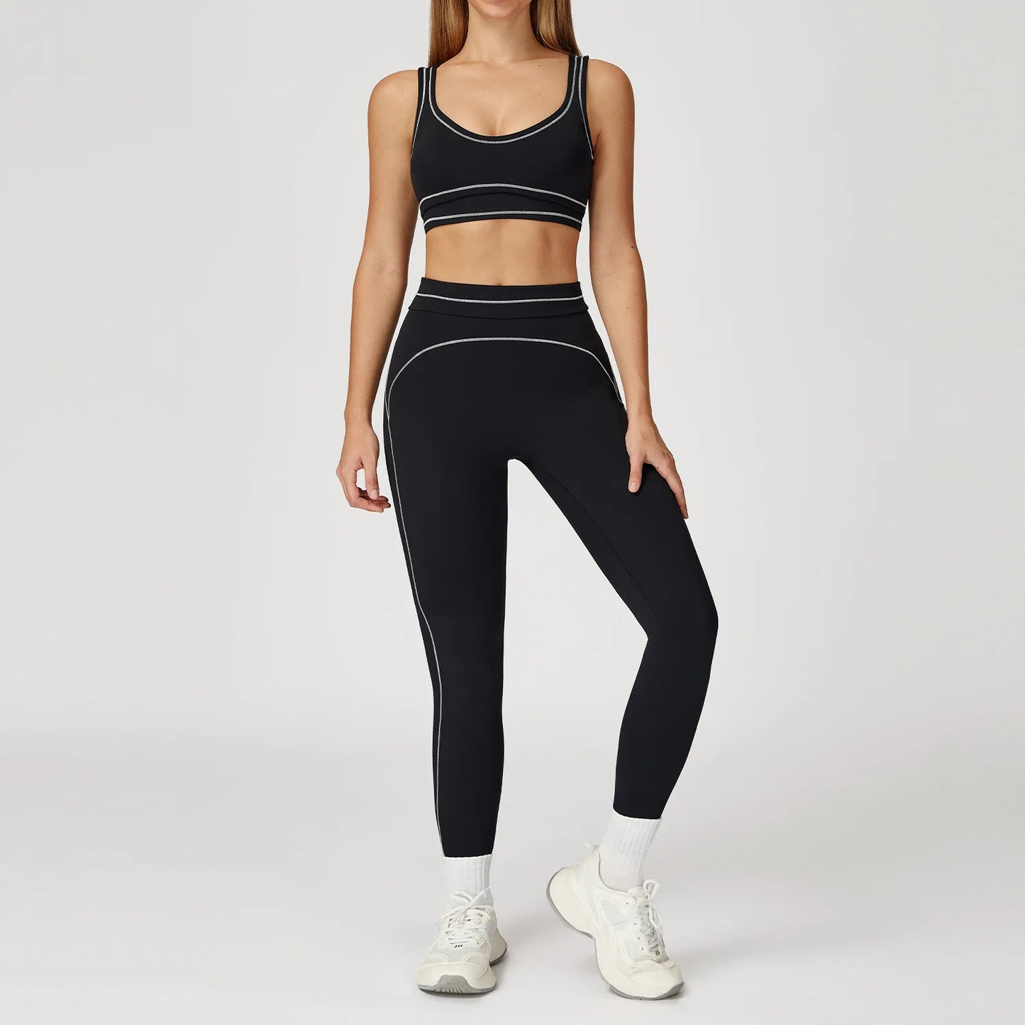 Yoga Suit Women Tracksuit Sports Bra High Waist Legging Shorts Outfit Gym Set Fitness Running Workout Clothes Push Up Sportswear