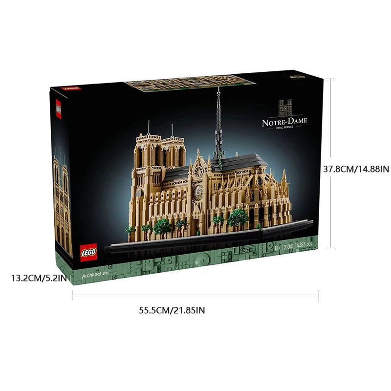 LEGO Notre Dame de Paris 21061 Architecture Model Set
