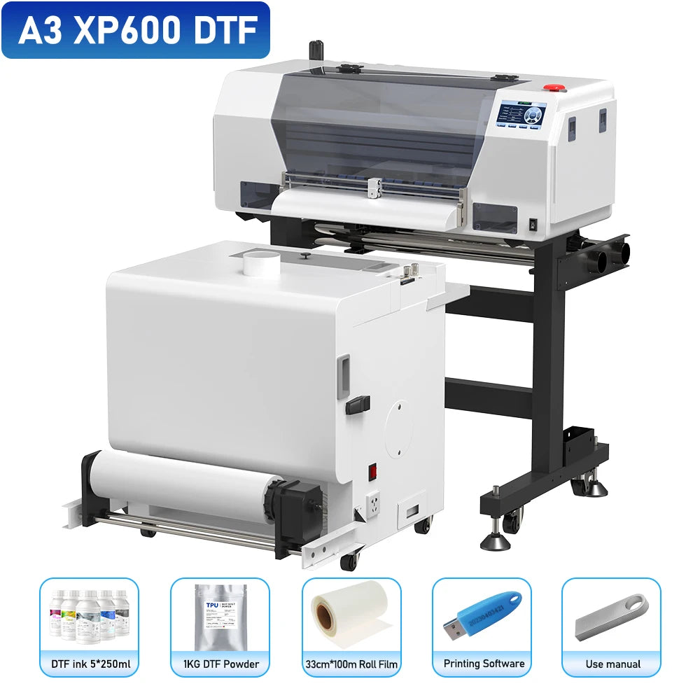 impresora A3+ DTF Printer XP600 DTF Printer A4 DTF Printer Printing Machine For T-shirt For Metal Wooden Direct Transfer Printer