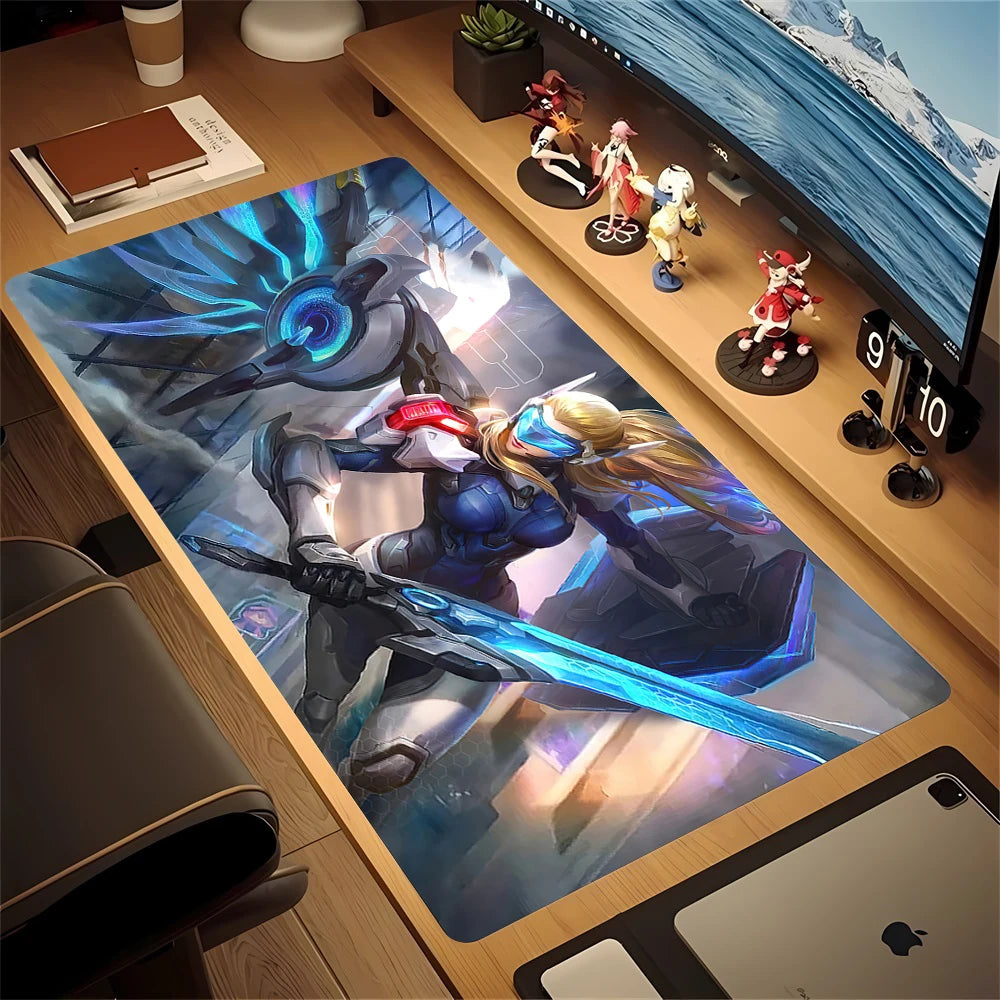 Mobile Legends Bang Bang Mouse Pad Gaming Mousepad Abstract Large 900x400mm MouseMat Gamer XXL Mause Carpet PC Lockrand Deskmat