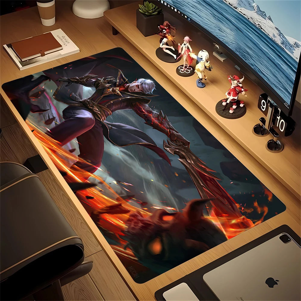 Mobile Legends Bang Bang Mouse Pad Gaming Mousepad Abstract Large 900x400mm MouseMat Gamer XXL Mause Carpet PC Lockrand Deskmat