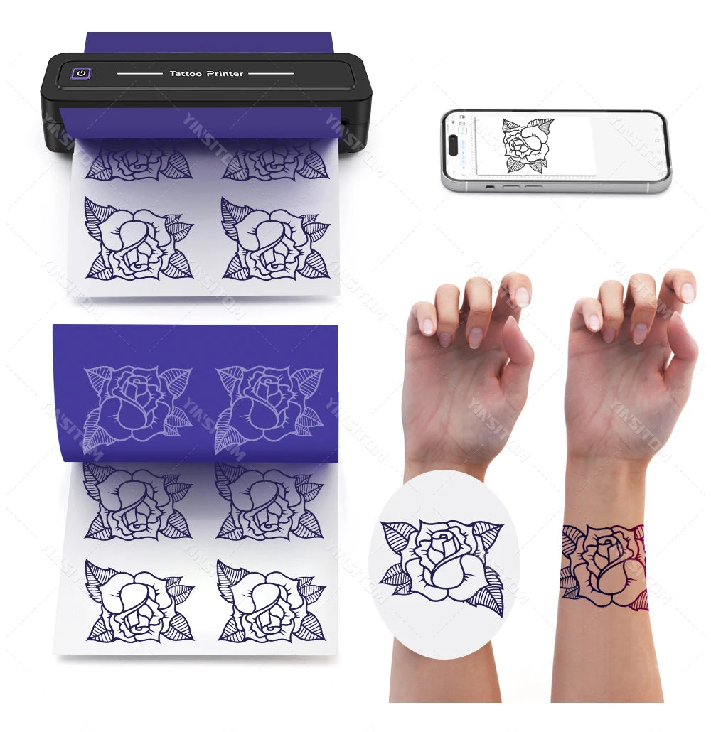 Tattoo Transfer Machine Stencils Device Copier Printer Drawing Thermal Tools For Tattoo Photos Transfer Paper Copy For beginner