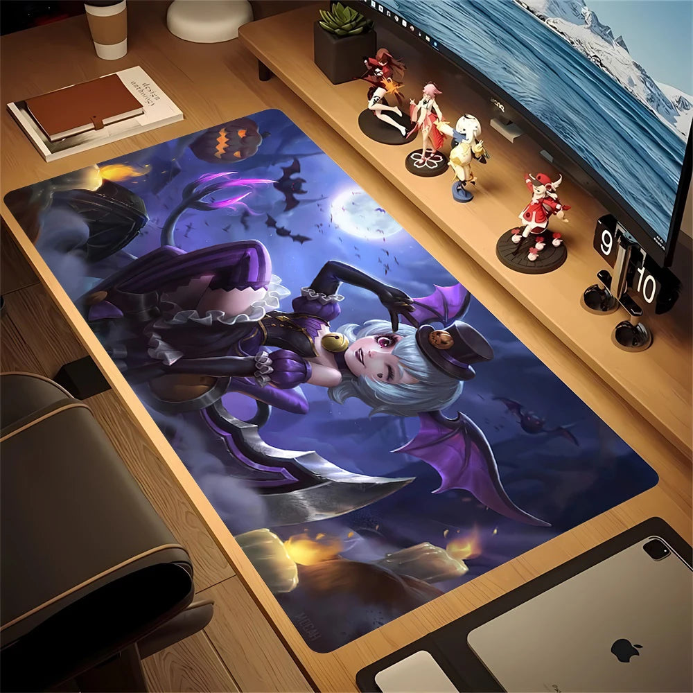Mobile Legends Bang Bang Mouse Pad Gaming Mousepad Abstract Large 900x400mm MouseMat Gamer XXL Mause Carpet PC Lockrand Deskmat