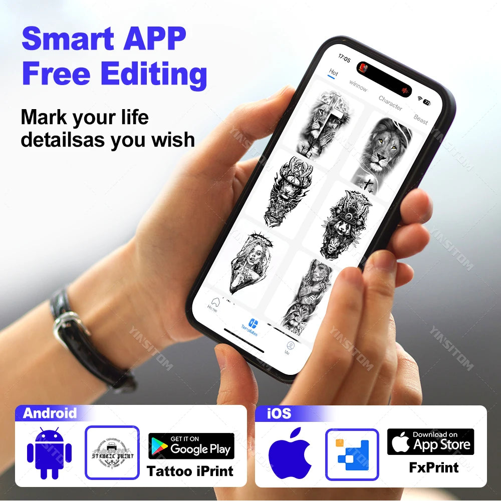 Tattoo Transfer Machine Stencils Device Copier Printer Drawing Thermal Tools For Tattoo Photos Transfer Paper Copy For beginner