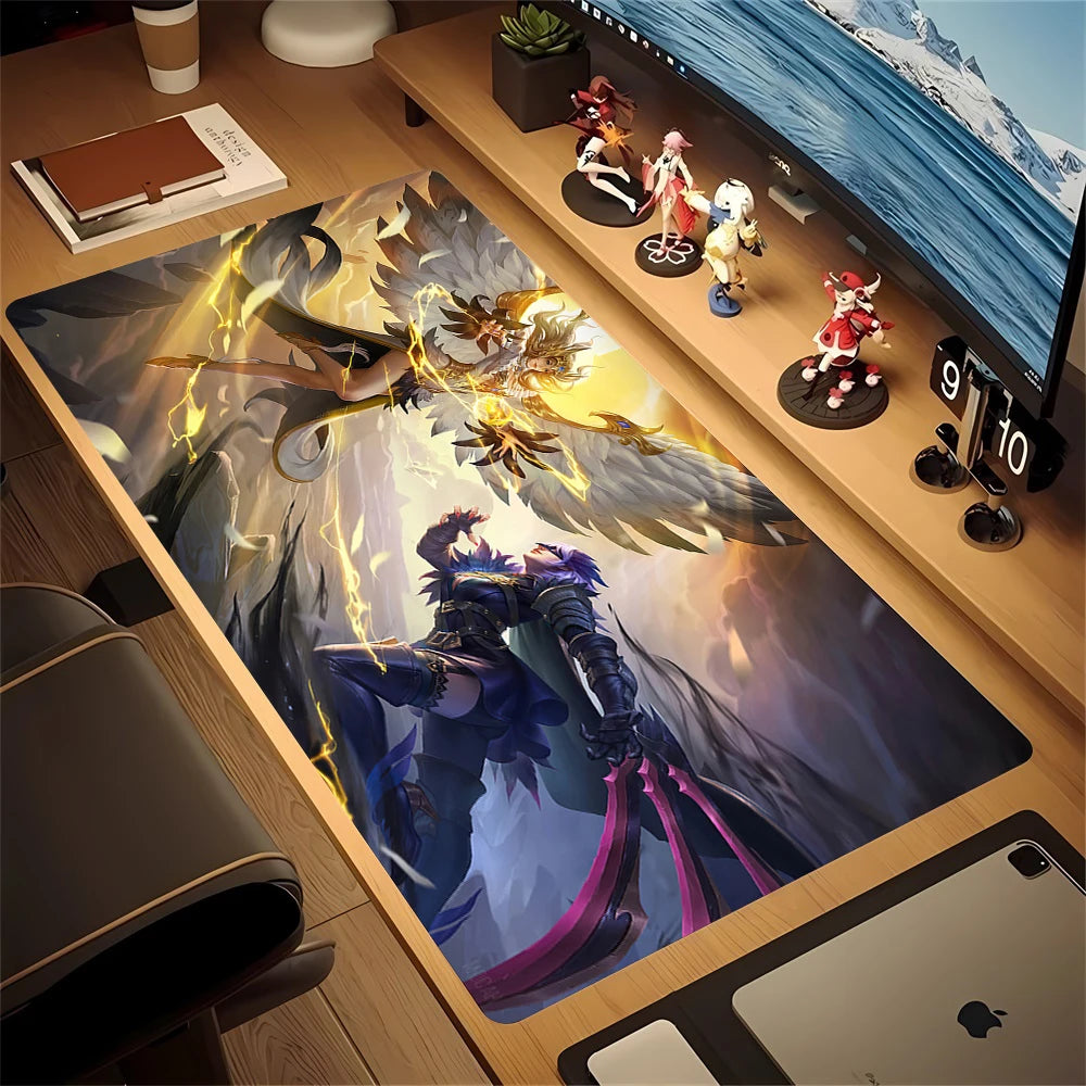 Mobile Legends Bang Bang Mouse Pad Gaming Mousepad Abstract Large 900x400mm MouseMat Gamer XXL Mause Carpet PC Lockrand Deskmat