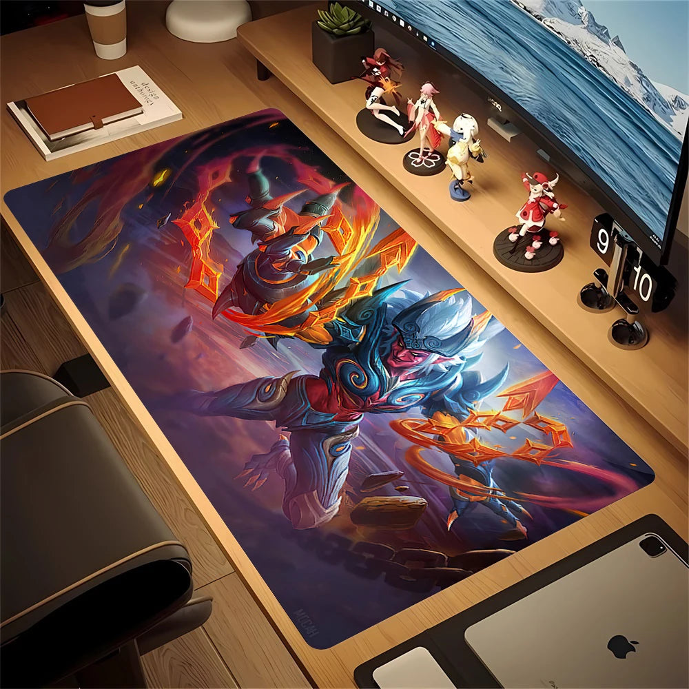 Mobile Legends Bang Bang Mouse Pad Gaming Mousepad Abstract Large 900x400mm MouseMat Gamer XXL Mause Carpet PC Lockrand Deskmat